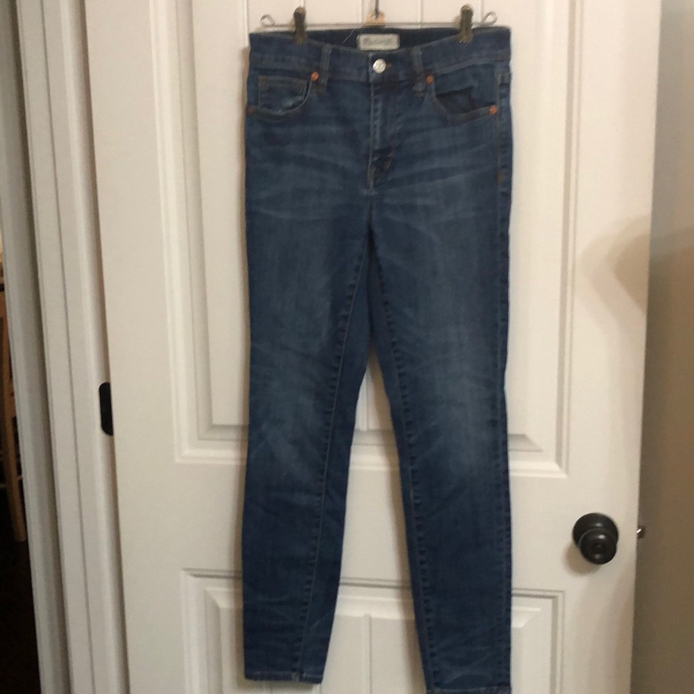 Madewell High Riser Skinny Jeans 27/28 Lk New
